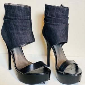 Denim Top Stilettos